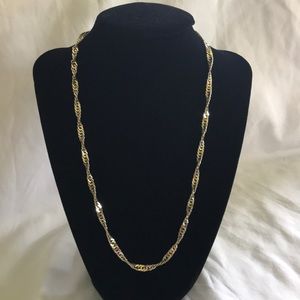 Women’s necklace 925 silver 19.5 inch rope chain.